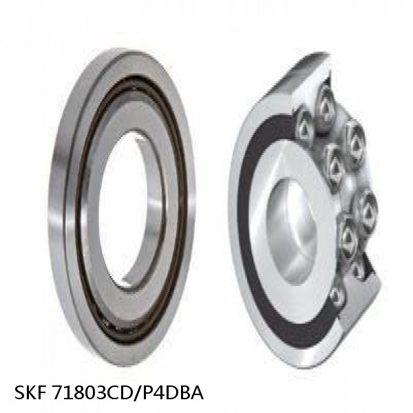 71803CD/P4DBA SKF Super Precision,Super Precision Bearings,Super Precision Angular Contact,71800 Series,15 Degree Contact Angle