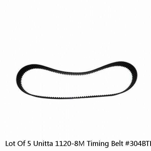 Lot Of 5 Unitta 1120-8M Timing Belt #304BTK